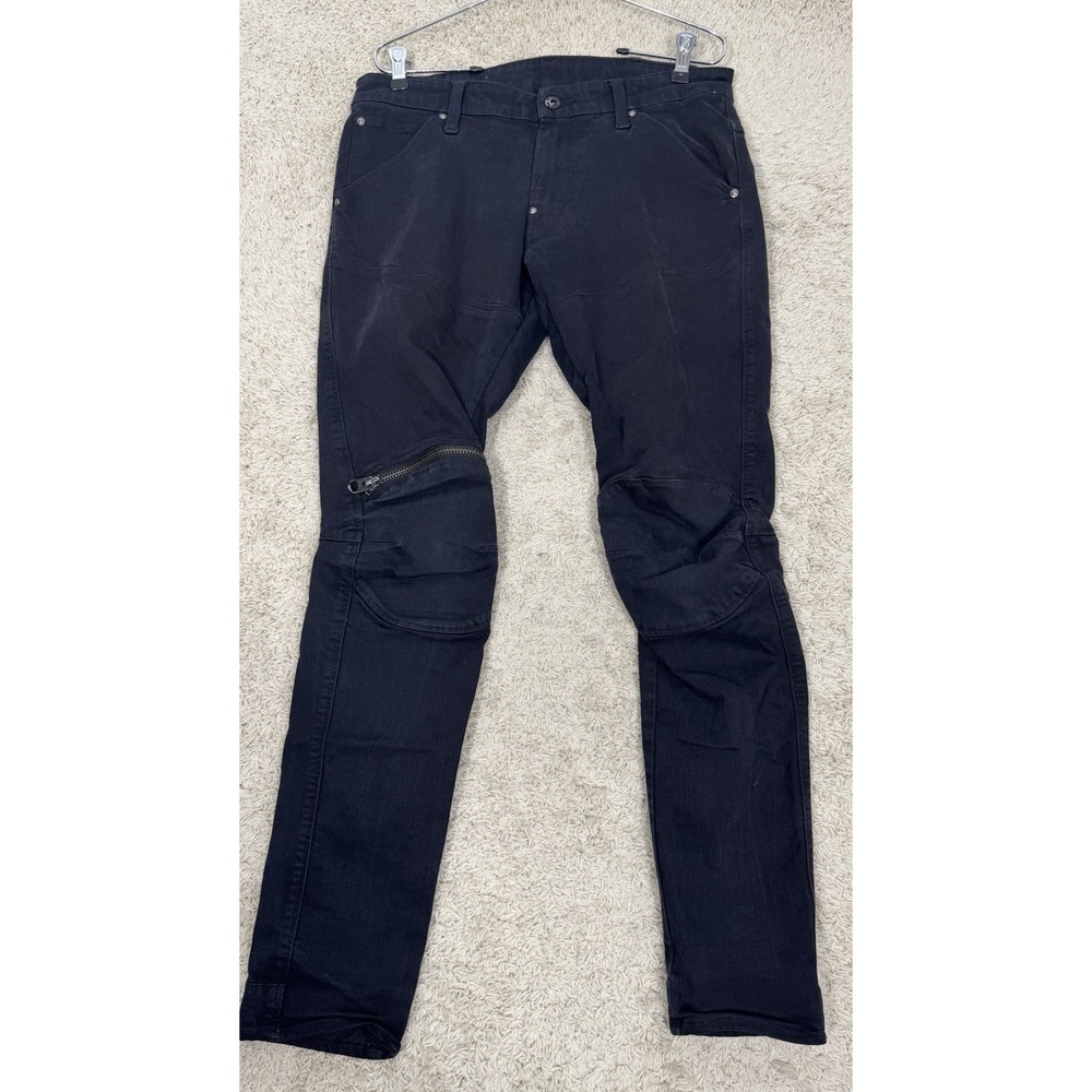 G-Star Raw 5620 3D Zip Knee Skinny Original Jeans Mens‎ 32X30 Streetwear Hip-Hop
